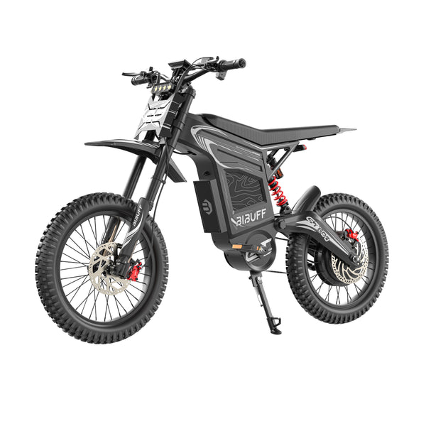 Vélo tout-terrain électrique GT600 72V 7500W en crête, moto tout-terrain 80 km/h avec batterie au lithium 30Ah, freins hydrauliques doubles, charge maximale de 170 kg, étanche IP54 - UL2849