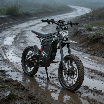 Vélo tout-terrain électrique GT600 72V 7500W en crête, moto tout-terrain 80 km/h avec batterie au lithium 30Ah, freins hydrauliques doubles, charge maximale de 170 kg, étanche IP54 - UL2849