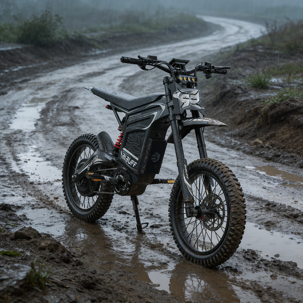 Vélo tout-terrain électrique GT600 72V 7500W en crête, moto tout-terrain 80 km/h avec batterie au lithium 30Ah, freins hydrauliques doubles, charge maximale de 170 kg, étanche IP54 - UL2849