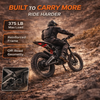 Vélo tout-terrain électrique GT600 72V 7500W en crête, moto tout-terrain 80 km/h avec batterie au lithium 30Ah, freins hydrauliques doubles, charge maximale de 170 kg, étanche IP54 - UL2849