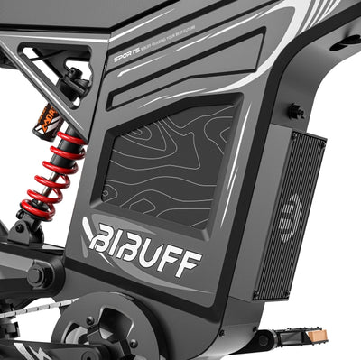Vélo tout-terrain électrique GT600 72V 7500W en crête, moto tout-terrain 80 km/h avec batterie au lithium 30Ah, freins hydrauliques doubles, charge maximale de 170 kg, étanche IP54 - UL2849