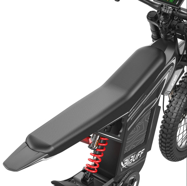 Vélo tout-terrain électrique GT600 72V 7500W en crête, moto tout-terrain 80 km/h avec batterie au lithium 30Ah, freins hydrauliques doubles, charge maximale de 170 kg, étanche IP54 - UL2849