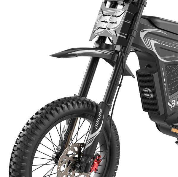 Vélo tout-terrain électrique GT600 72V 7500W en crête, moto tout-terrain 80 km/h avec batterie au lithium 30Ah, freins hydrauliques doubles, charge maximale de 170 kg, étanche IP54 - UL2849