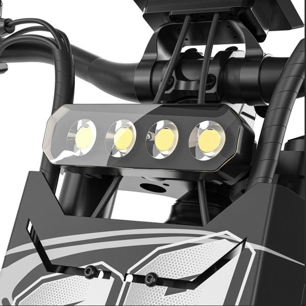 Vélo tout-terrain électrique GT600 72V 7500W en crête, moto tout-terrain 80 km/h avec batterie au lithium 30Ah, freins hydrauliques doubles, charge maximale de 170 kg, étanche IP54 - UL2849