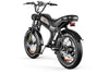 Emoko C93 48V Fast Moped-style Ebike Fat Tire 1000w Motor for adults