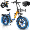 GTXR & Ridstar MN20 1000W Fat Tire Folding Electric Bikes【Prévente】