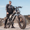 Q20 Pro Off-road Electric Bike 20*4.0 inch Fat Tires 1000W*2 Motor 52V 20AH Dual Battery 55km/h Max Speed ​​288km Max Range 150kg Max 