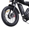 Q20 Pro Off-road Electric Bike 20*4.0 inch Fat Tires 1000W*2 Motor 52V 20AH Dual Battery 55km/h Max Speed ​​288km Max Range 150kg Max 