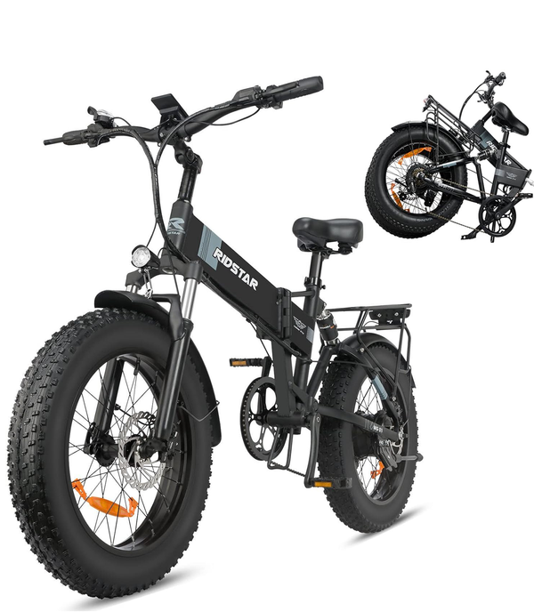GTXR & Ridstar H20 1000W Electric Mountain Bike